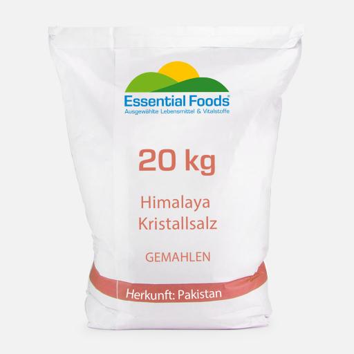 20 kg Himalaya Kristallsalz Gemahlen