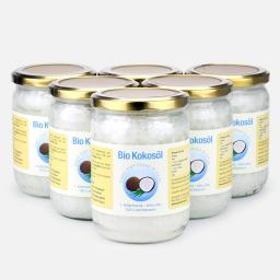 6 x 500 ml Bio Kokosöl (V.C.O.)