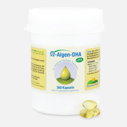 Omega-3-Algen-Kapseln